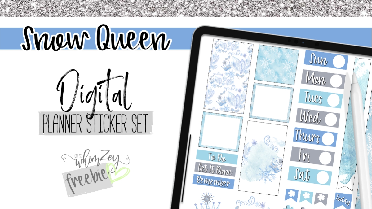 Snow Queen | Digital Planning Freebie