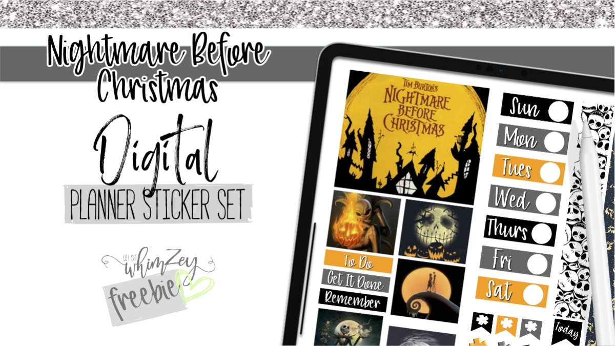 Nightmare Before Christmas | Digital Planning Freebie