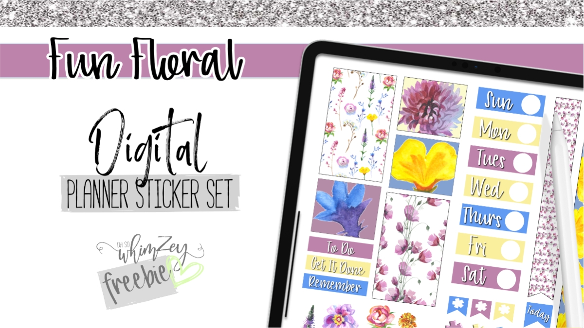 Fun Floral | Digital Planning Freebie