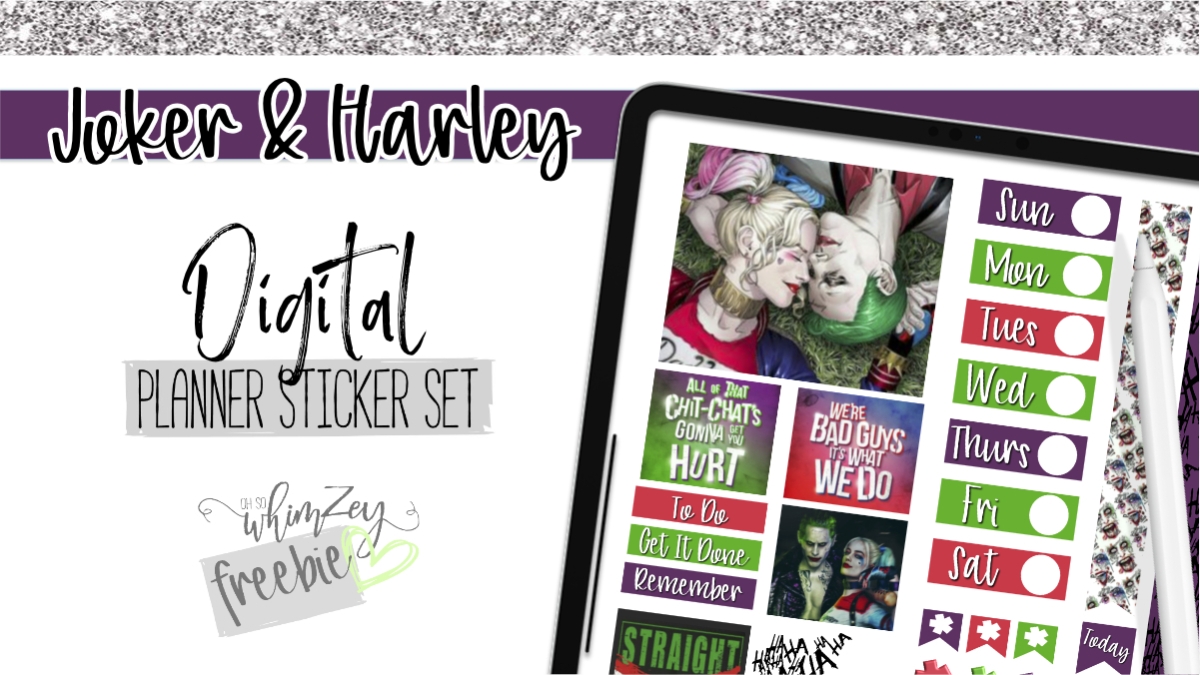 Joker & Harley | Digital Planning Freebie