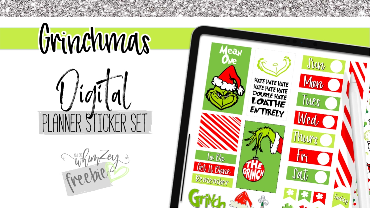 Merry Grinchmas | Digital Planning Freebie